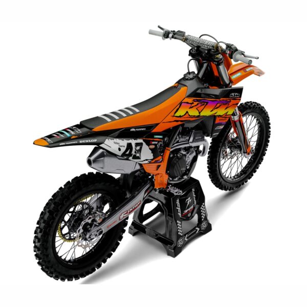 3FGraphics - KTM PRO-LINE ORANGE - BACK