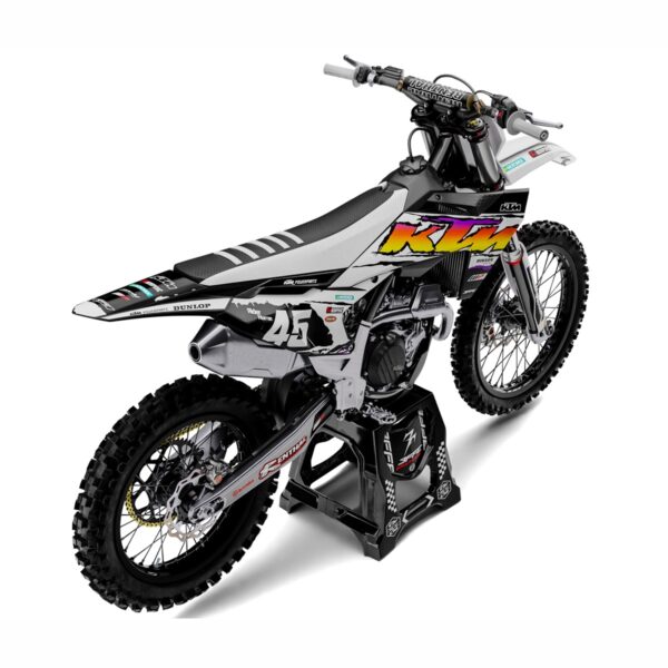 3FGraphics - KTM PRO-LINE WHITE - BACK