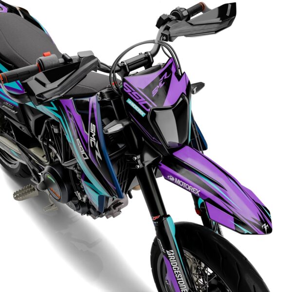 3FGraphics -KTM-690-EXPLICIT-TURQUOISE-FRONT