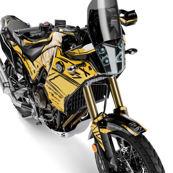 3FGRAPHICS-ADVENTURE-YAMAHA-FINE LINE YELLOW-FRONT