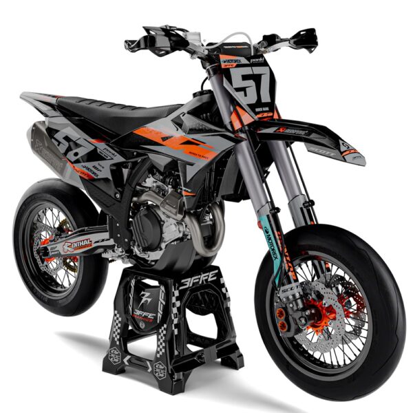 3FGRAPHICS - KTM-RAPTOR-BLACK - FRONT 1